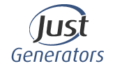 Just Generators Logo